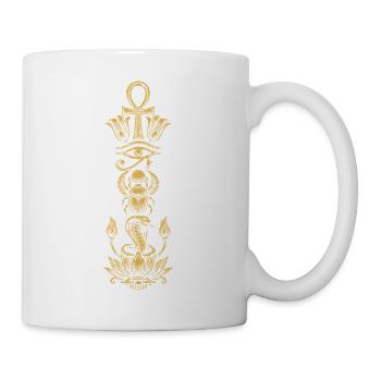 Sacred Egyptian Symbols - Mug - white - Right