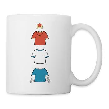 Minimalist Football Team Lineup Graphic - Mug - white - Right