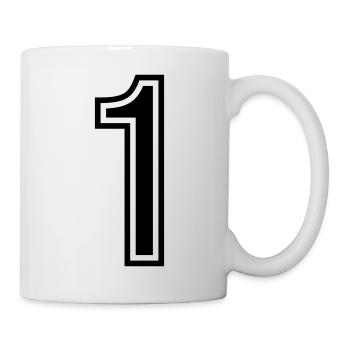 1 Number Symbol - Mug - white - Right