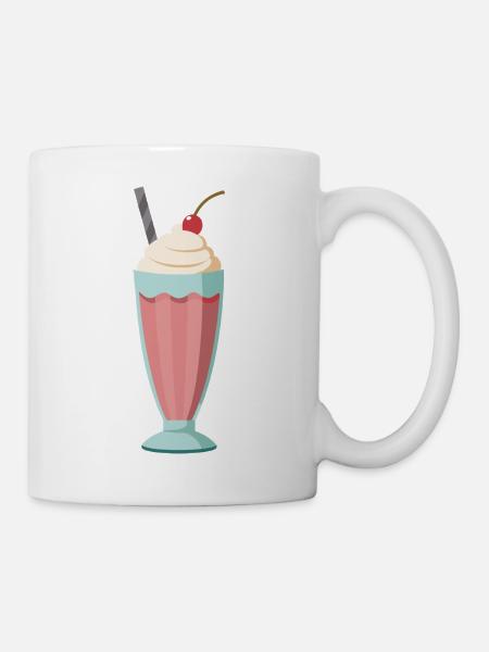 Milchshake - Tasse - Weiß