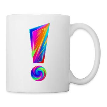 Colorful exclamation point - Mug - white - Right