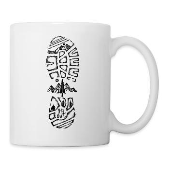 Hiker Mountain Outdoor Escape Original - Tasse - Weiß - Rechts