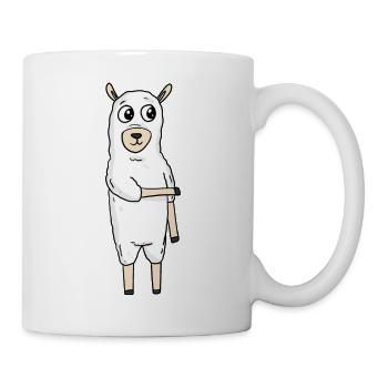 Alpaka Motiv - Tasse - Weiß - Rechts