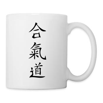Aikido - Tasse - Weiß - Rechts