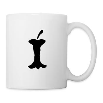 Apfel Obst Frucht Birne Geschenkidee - Tasse - Weiß - Rechts