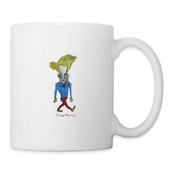 großer unbekannter Schauspieler - Tasse - Weiß - Rechts