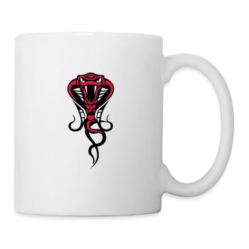 snake cobra s 4 - Mug - white - Right