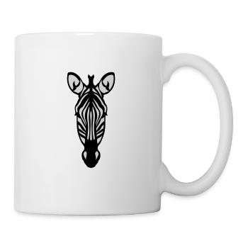 Zebra wildes Tier 28012 - Tasse - Weiß - Rechts