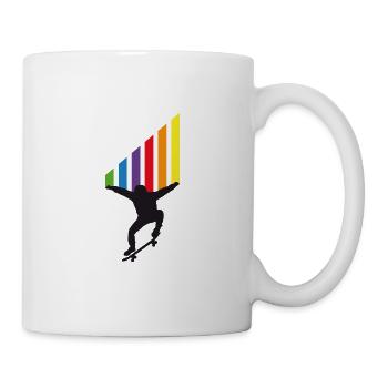 Skater stripes gift idea for teens - Mug - white - Right