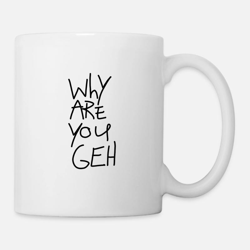 Why are you going? - Mug - white