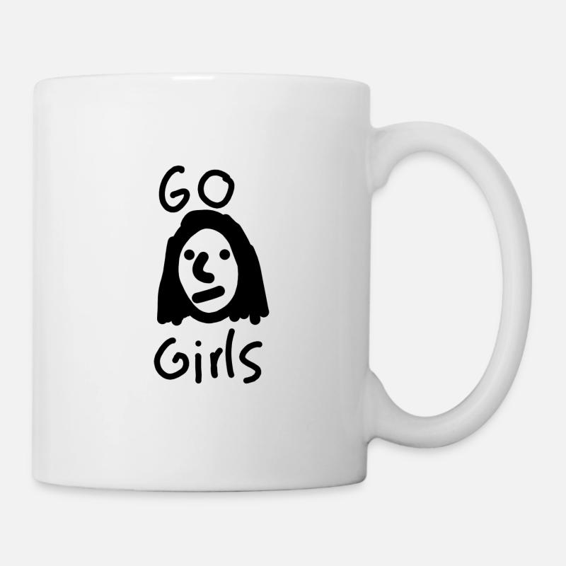 Allez les filles - Mug blanc - blanc