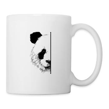 Mi-panda - Mug blanc - blanc - Droite