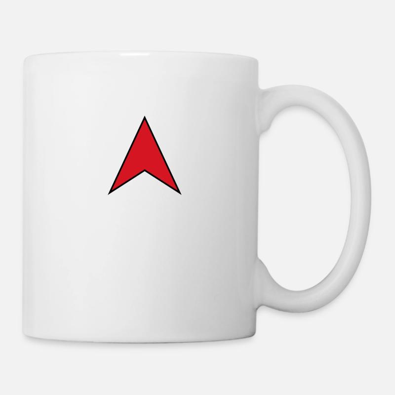 arrow red - Mug blanc - blanc