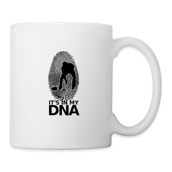 DNA Curling Curler Curling Retro Gift - Mug - white - Right