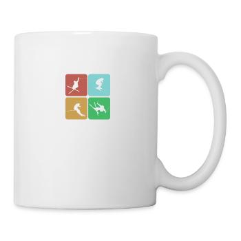 Skiing Ski Motif for Skier Skier - Mug - white - Right