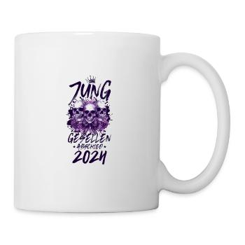 Crâne d’enterrement de vie de garçon 2024 - Mug blanc - blanc - Droite