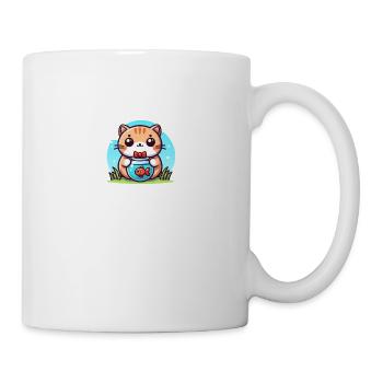 Cartoon Cat 3 - Mug - white - Right