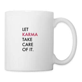 karma - Mug blanc - blanc - Droite