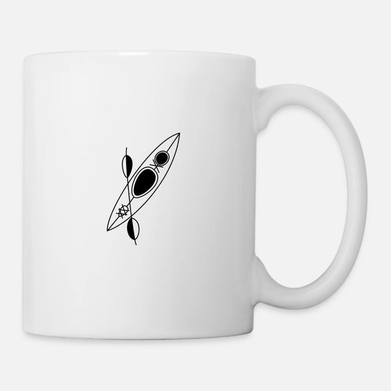Kajak Kanu - Tasse - Weiß