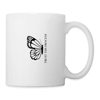 Trust the Process Butterfly Minimal Tee - Mug blanc - blanc - Droite