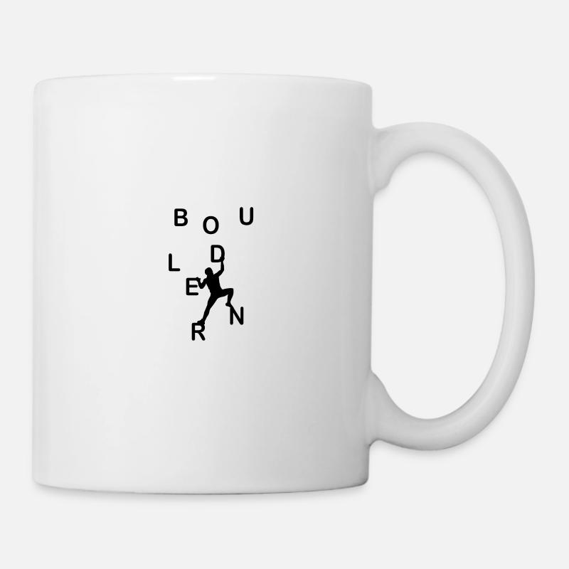 Bouldern - Tasse - Weiß
