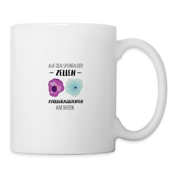 Zytologie und Zellen - Tasse - Weiß - Rechts
