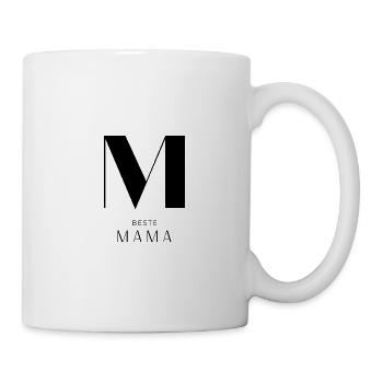 beste Mama - Tasse - Weiß - Rechts