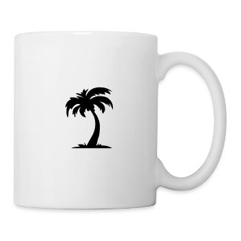 Palme 4 - Tasse - Weiß - Rechts