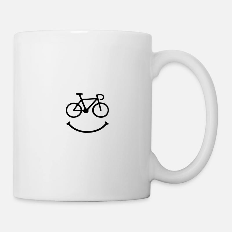bicycle smile - Mug - white