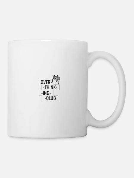 Überdenkclub - Tasse - Weiß