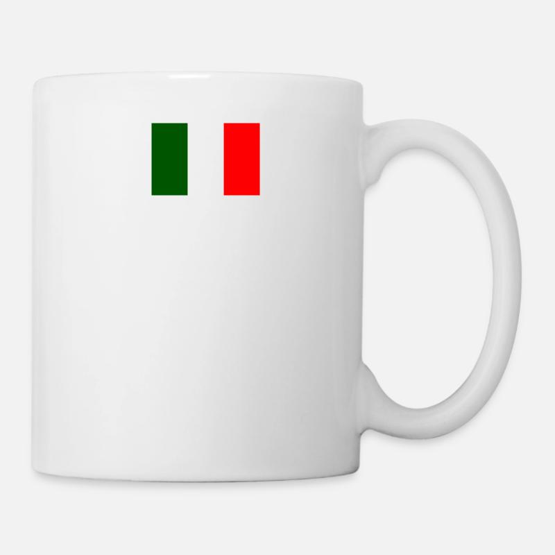 drapeau italien - Mug blanc - blanc
