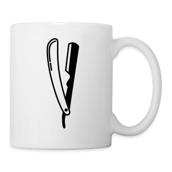 Shave Barber logo icon - Mug - white - Right