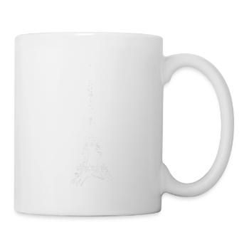 Paris Tour Eiffel, France Skyline Art - Mug blanc - blanc - Droite