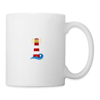 Leuchtturm - Tasse - Weiß - Rechts