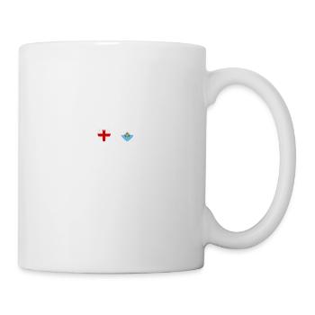 England and San Marino San Marine Flags - Mug - white - Right