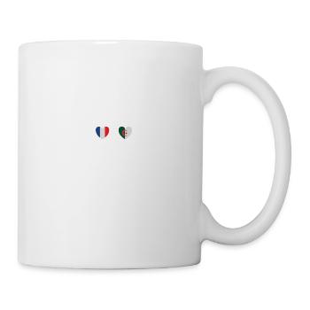 France and Algeria Algerian flag Flags - Mug - white - Right