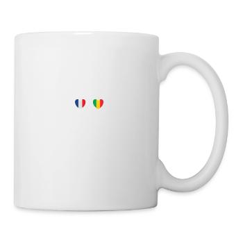 France et Mali Drapeau malien Drapeaux - Mug blanc - blanc - Droite
