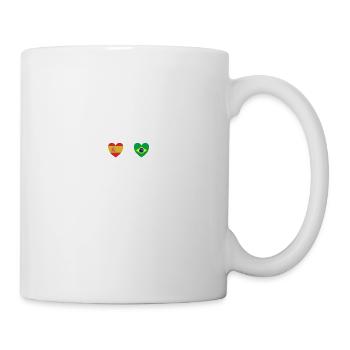 Spain and Brazil Brazilian Flag Flags - Mug - white - Right