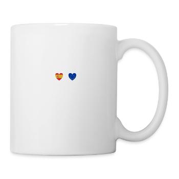 Spain and Europe EU European Union flag - Mug - white - Right