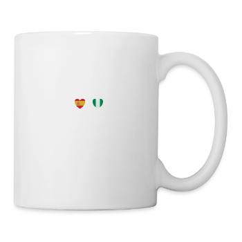 Spain and Nigeria Nigerian flag Flags - Mug - white - Right