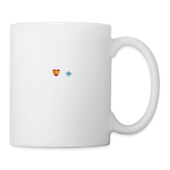 Spain and San Marino San Marino Flags - Mug - white - Right