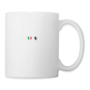 Italy and Algeria Algerian flag Flags - Mug - white - Right