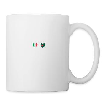 Italy and Bangladesh Bangladeshi flags - Mug - white - Right