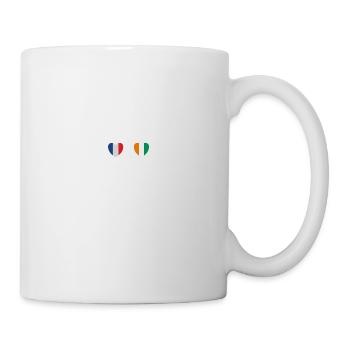 France et Côte d’Ivoire Drapeau ivoirien - Mug blanc - blanc - Droite