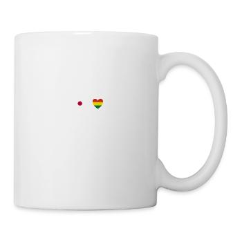 Drapeaux du Japon et de la Bolivie - Mug blanc - blanc - Droite