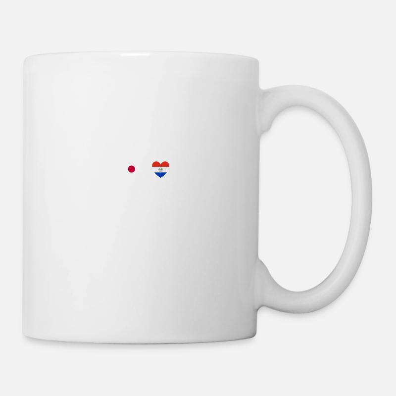 Japan and Paraguay Paraguayan flag flags - Mug - white