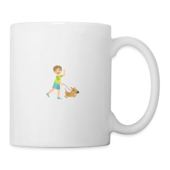 Hund - Tasse - Weiß - Rechts
