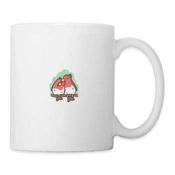 Vögel - Tasse - Weiß - Rechts