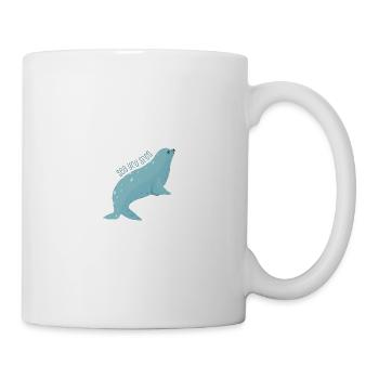 Meerestiere - Tasse - Weiß - Rechts