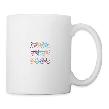Fahrrad - Tasse - Weiß - Rechts